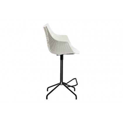 Driade Meridiana 42" Office Chair - White/Black