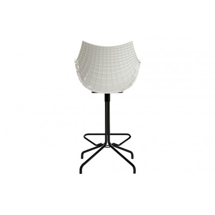 Driade Meridiana 42" Office Chair - White/Black