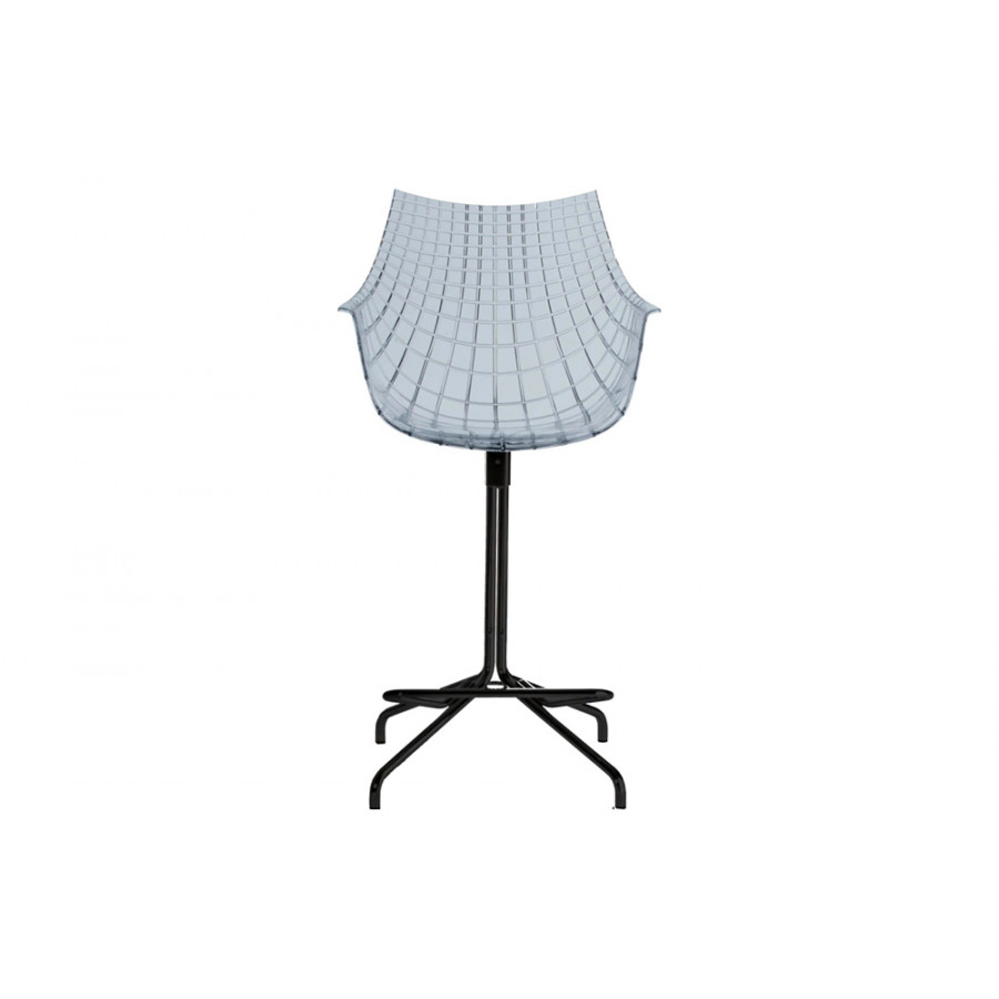 Driade Meridiana 42" Office Chair - Gray/Black