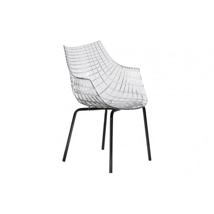 Driade Meridiana Dining Chair - Transparent/Black
