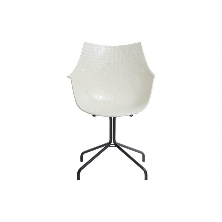Driade Meridiana Office Chair - White/Black