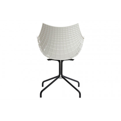 Driade Meridiana Office Chair - White/Black