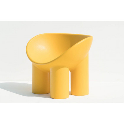 Driade Roly Poly Solid Armchair - Ochre Yellow