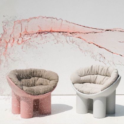 Driade Roly Poly Solid Armchair - Flesh