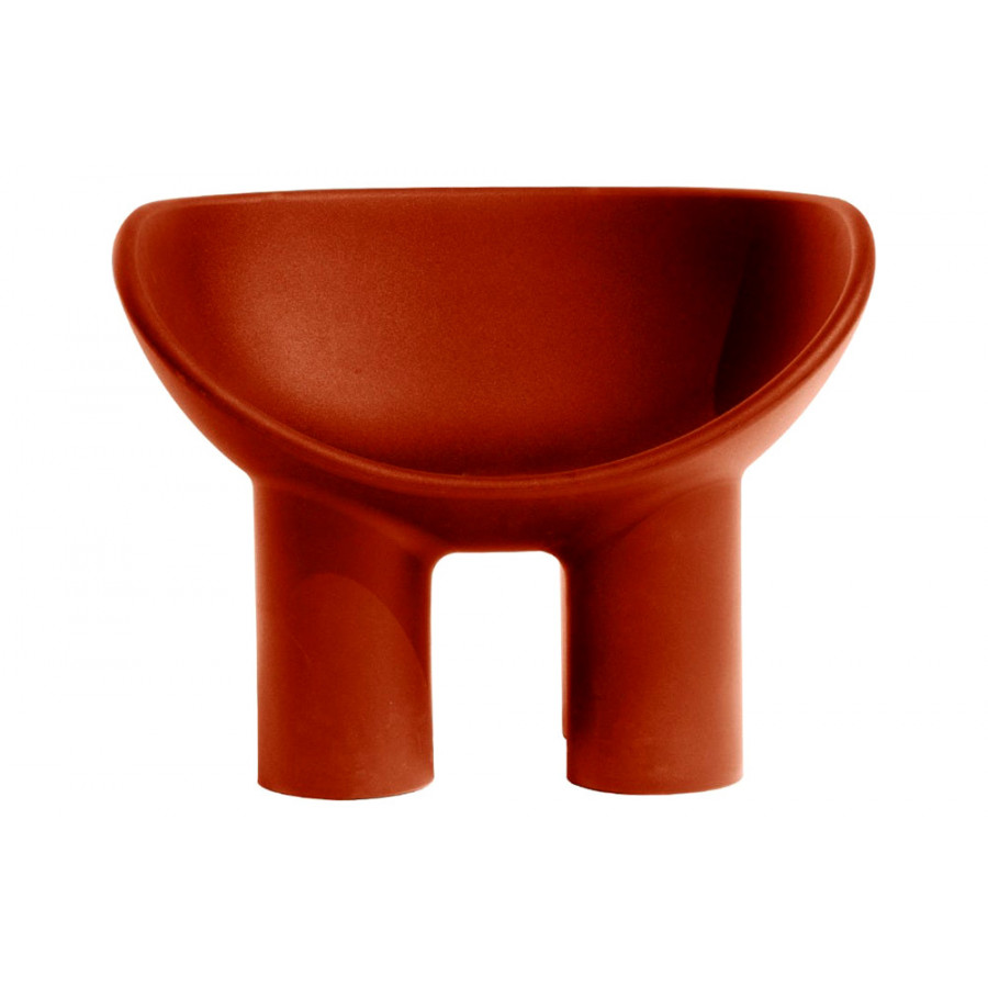 Driade Roly Poly Solid Armchair - Red Brick