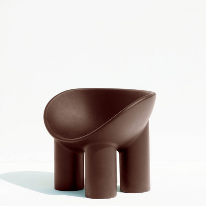 Driade Roly Poly Solid Armchair - Peat