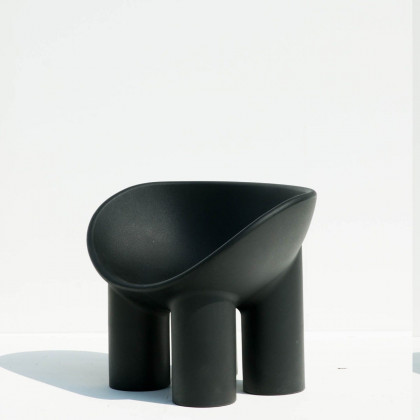 Driade Roly Poly Solid Armchair - Charcoal
