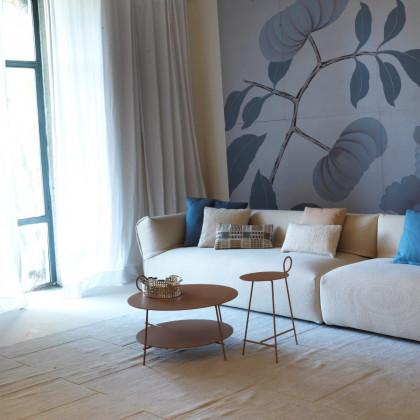 Driade Carmina Round Coffee Table - Nude