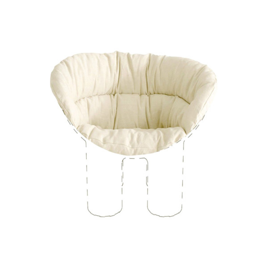 Driade Cushion Roly Poly Solid Armchair - Ivory