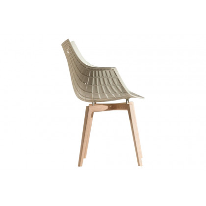 Driade Meridiana Dining Chair - White/Natural