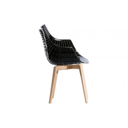 Driade Meridiana Dining Chair - Black/Natural