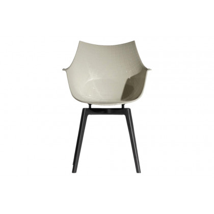 Driade Meridiana Dining Chair - White/Charcoal