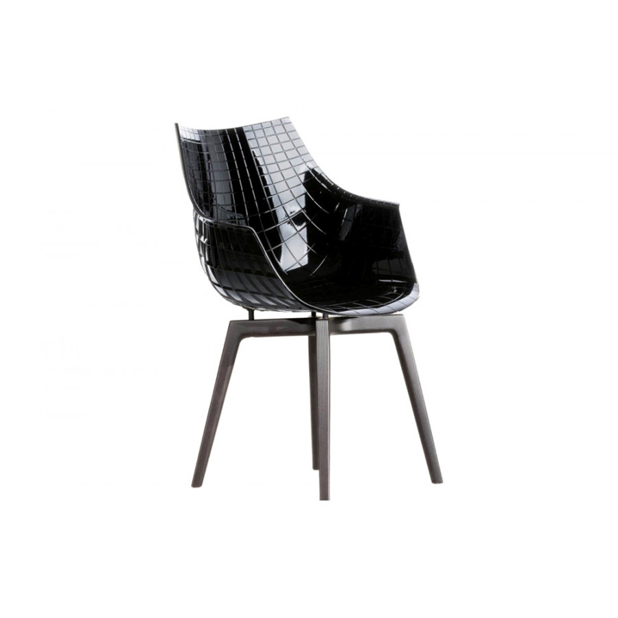Driade Meridiana Dining Chair - Black/Charcoal
