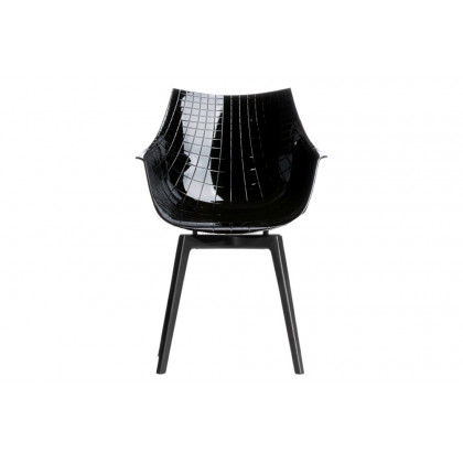 Driade Meridiana Dining Chair - Black/Charcoal