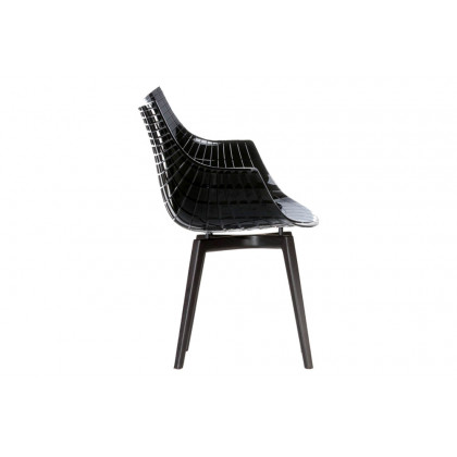 Driade Meridiana Dining Chair - Black/Charcoal