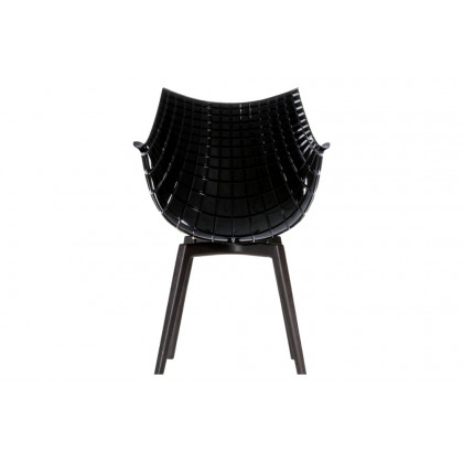 Driade Meridiana Dining Chair - Black/Charcoal