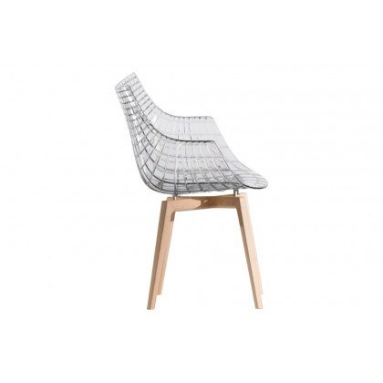 Driade Meridiana Dining Chair - Transparent/Natural