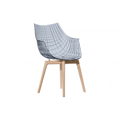 Driade Meridiana Dining Chair - Smoky/Natural