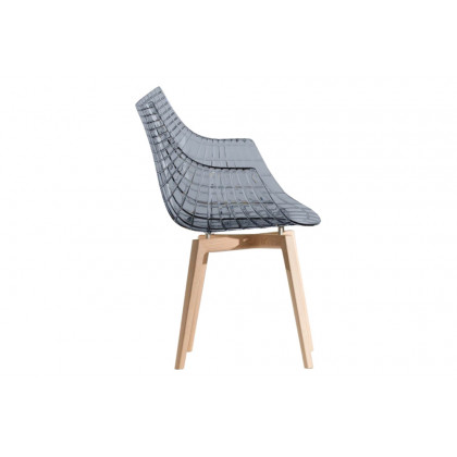 Driade Meridiana Dining Chair - Smoky/Natural