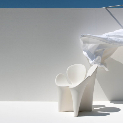 Driade Clover Solid Armchair - White