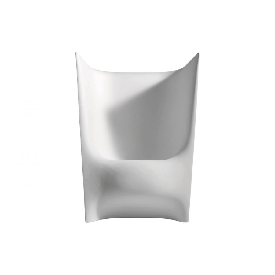 Driade Plie Solid Armchair - Light Gray