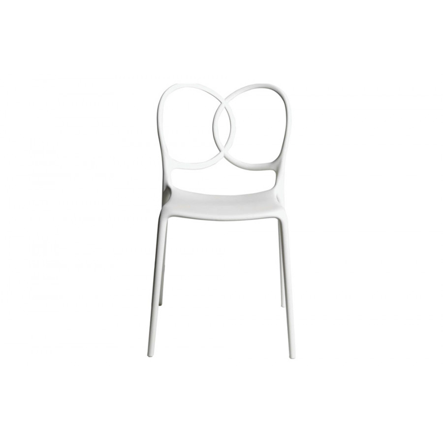 Driade Sissi Armless Dining Chair - White