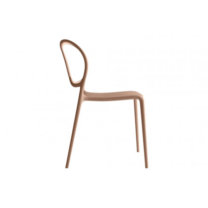 Driade Sissi Armless Dining Chair - Pink