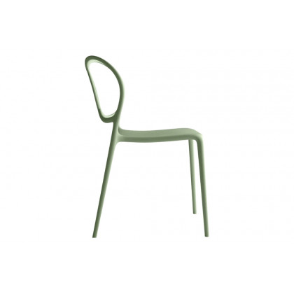 Driade Sissi Armless Dining Chair - Green