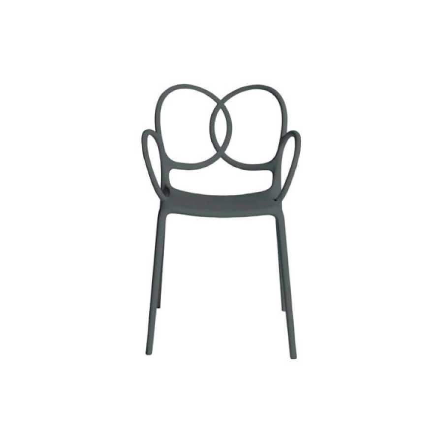 Driade Sissi Green Collection Dining Chair - Dark Gray