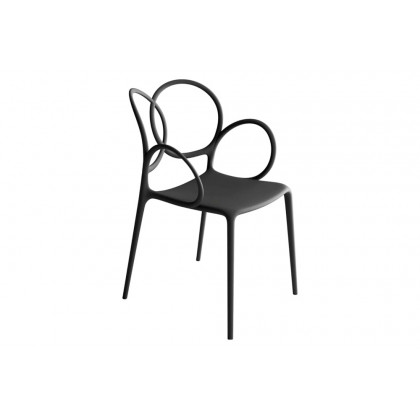 Driade Sissi Green Collection Dining Chair - Dark Gray