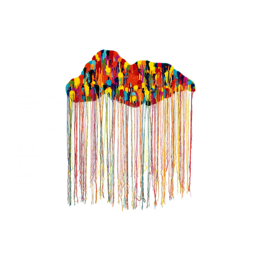 Driade - Piu'Diuno Abstract Tapestry in Multi-Color, Wool