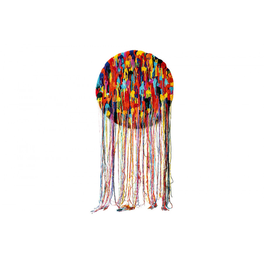 Driade - Piu'Diuno Round Tapestry in Multi-Color, Wool