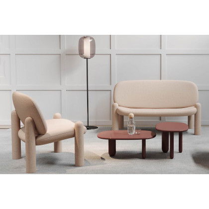 Driade Tottori Tall Coffee Table with 3 Legs - Brown