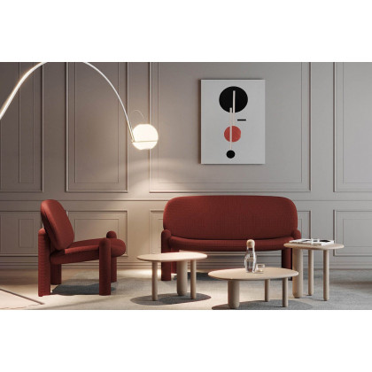 Driade Tottori Low Coffee Table with 3 Legs - Cream