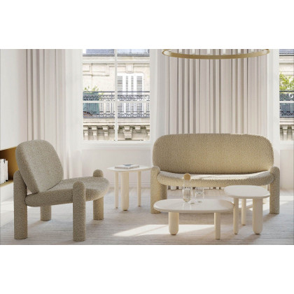 Driade Tottori Low Coffee Table with 3 Legs - Cream