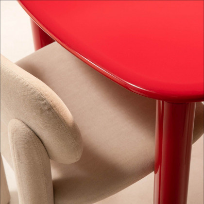 Driade Tottori Large Dining Table - Ruby Red