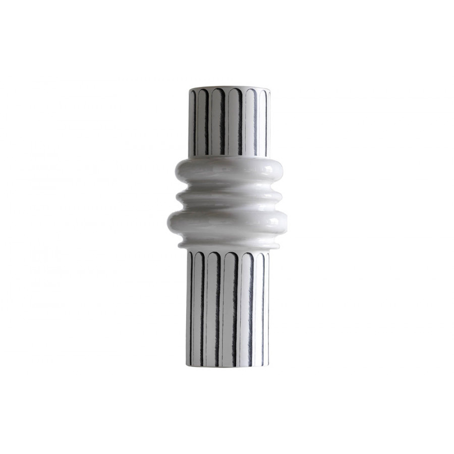 Driade - Ordini Broad Vase in White/Black