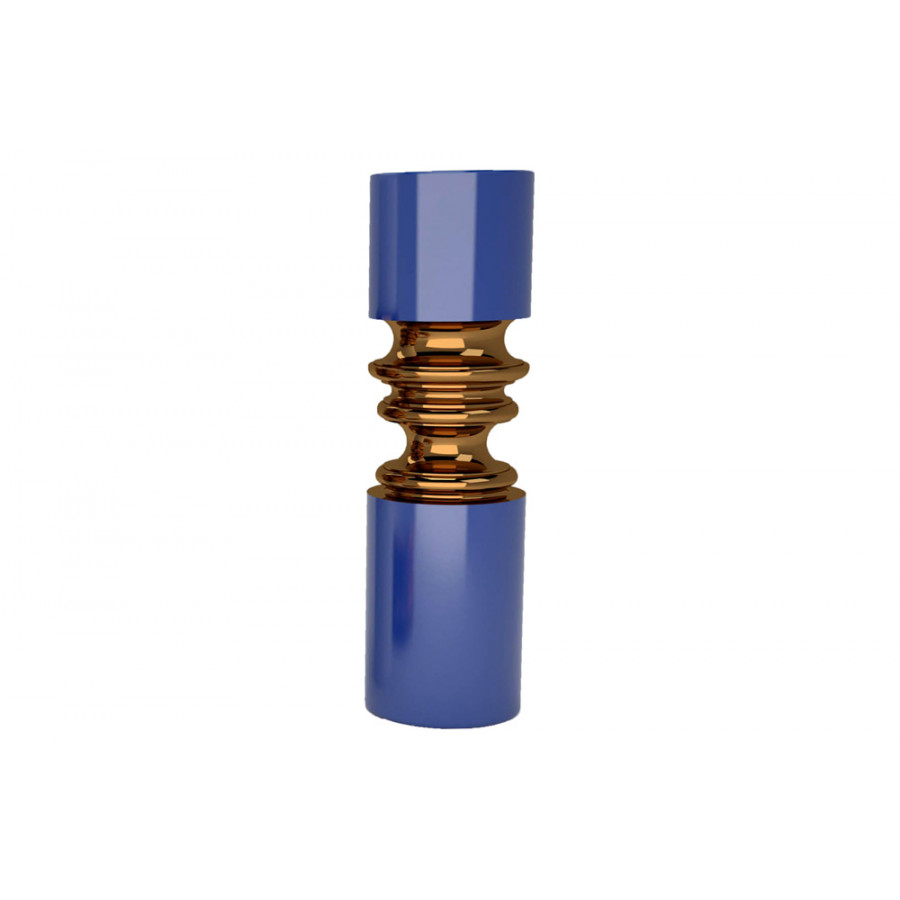 Driade - Ordini Vase in Cobalt Blue/Bronze