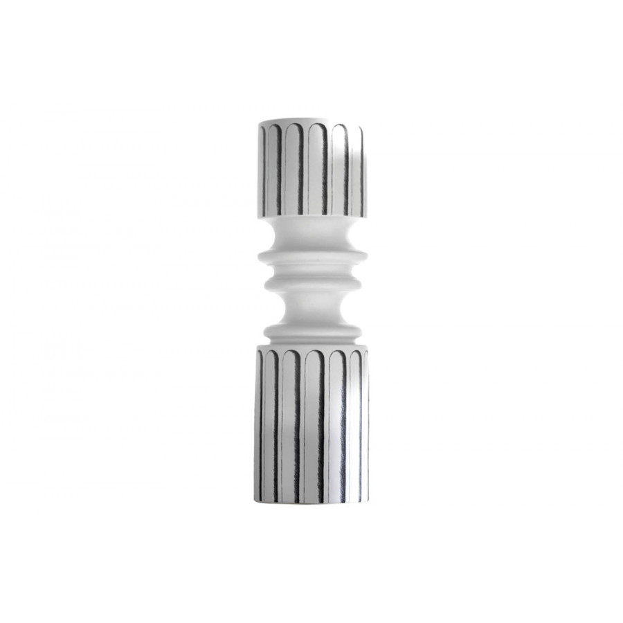Driade - Ordini Narrow Vase in White/Black