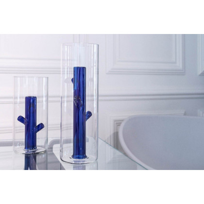Driade - Root Vase in Transparent/Blue