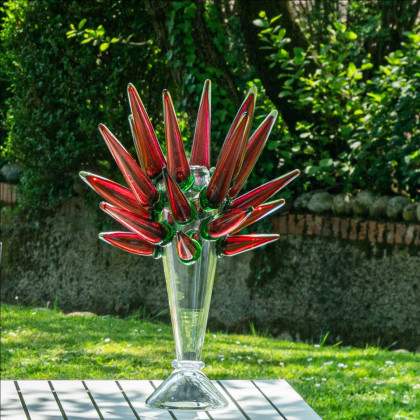 Driade - Maria Pia Vase in Transparent/Multi-Color