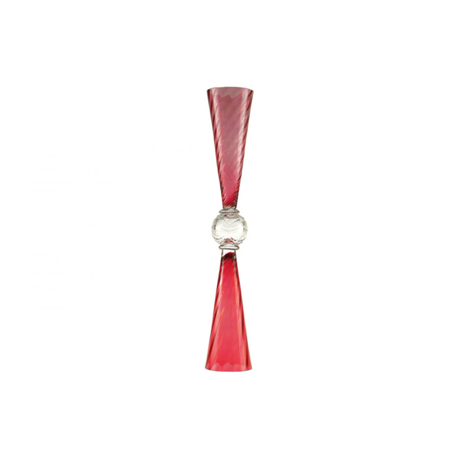 Driade - Perigot Vase in Transparent/Red