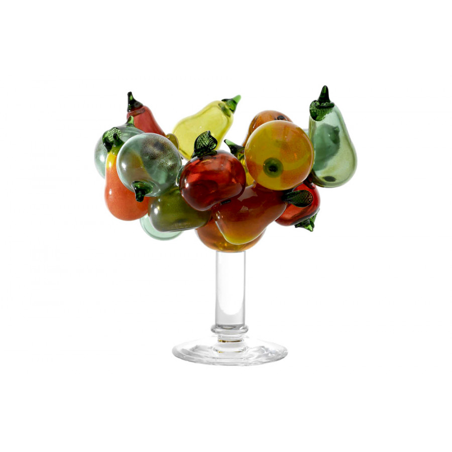 Driade - Orfeo Vase in Transparent/Multi-Color