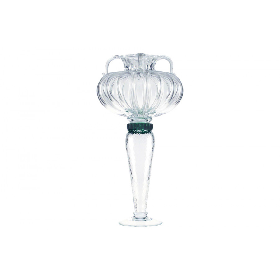 Driade - Hera Vase in Transparent/Green