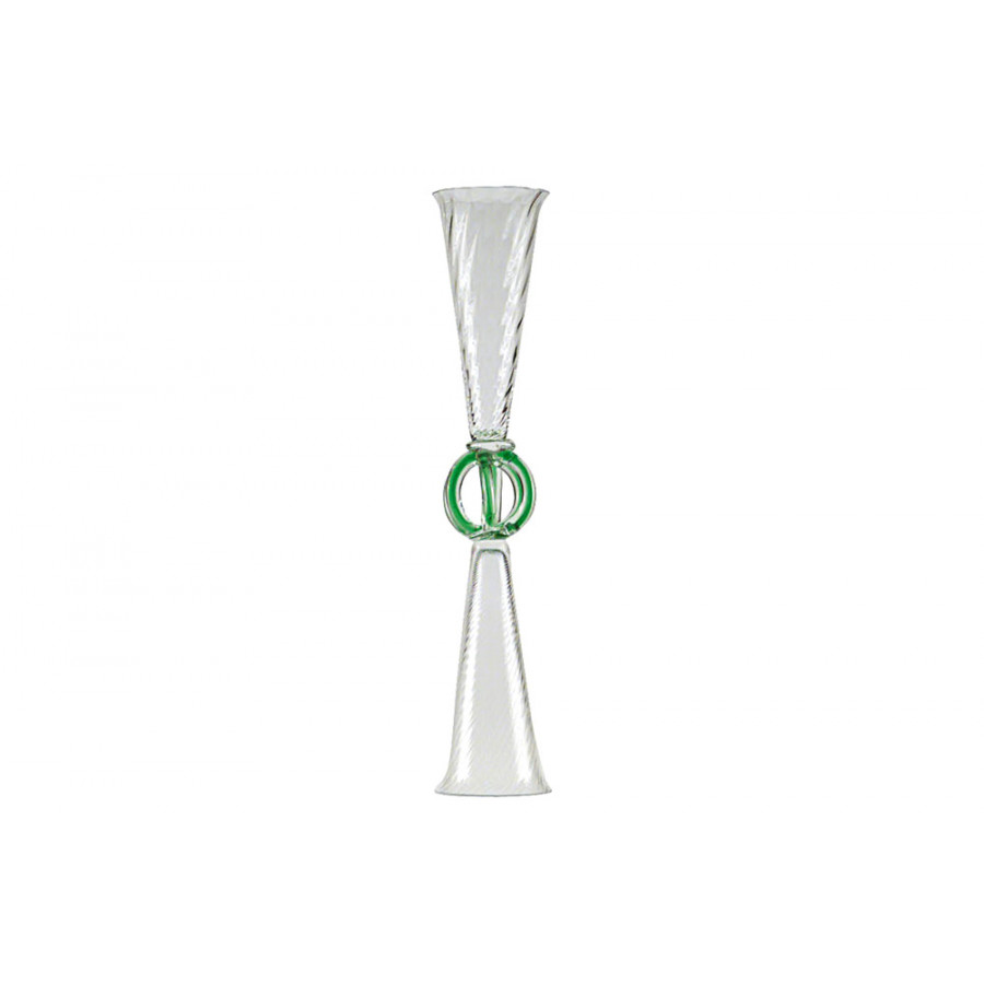 Driade - Bossuet Vase in Transparent/Green