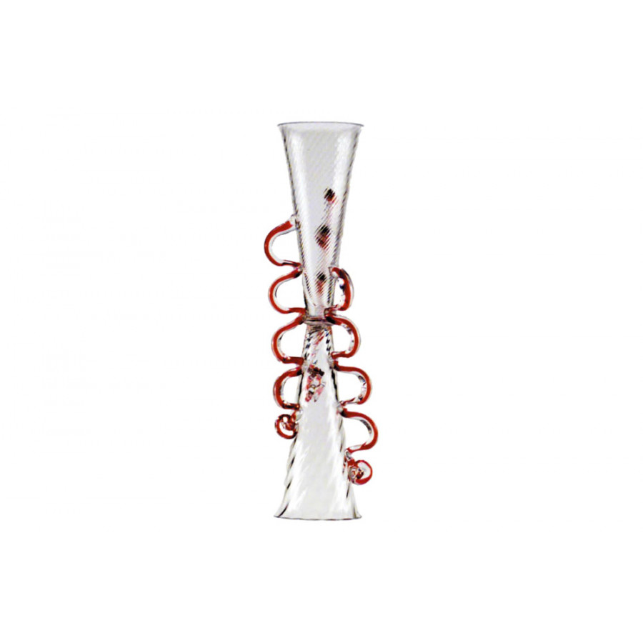 Driade - Bibi I Vase in Transparent/Red
