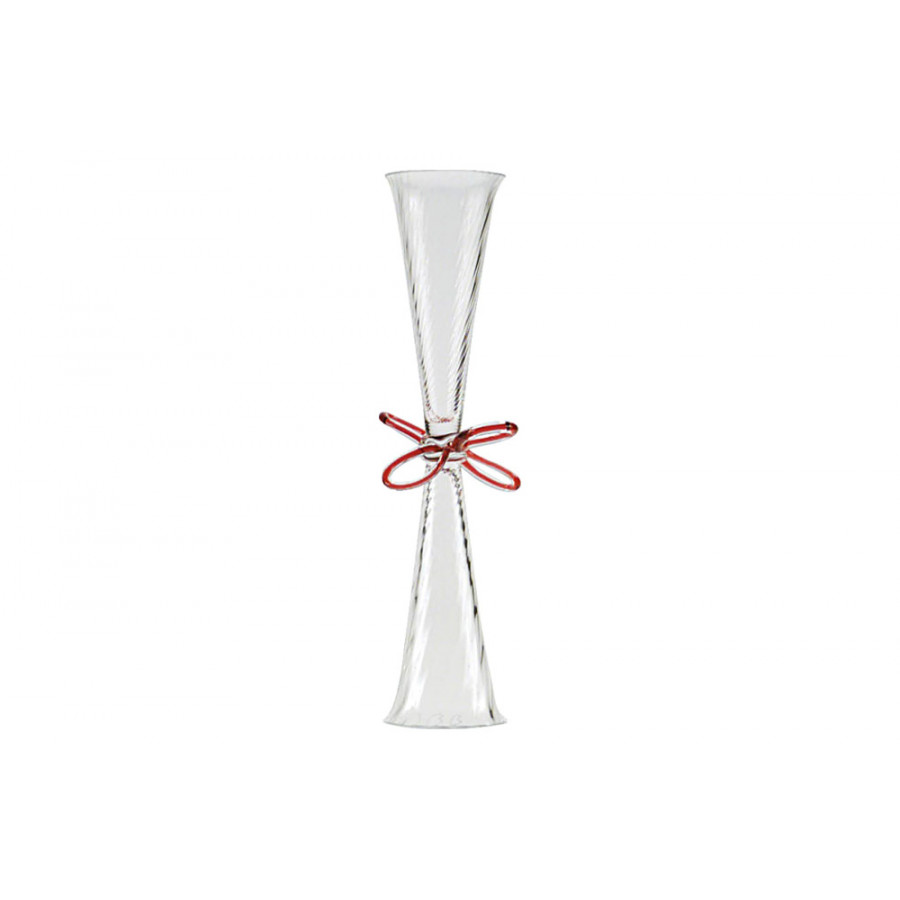 Driade - Bibi II Vase in Transparent/Red