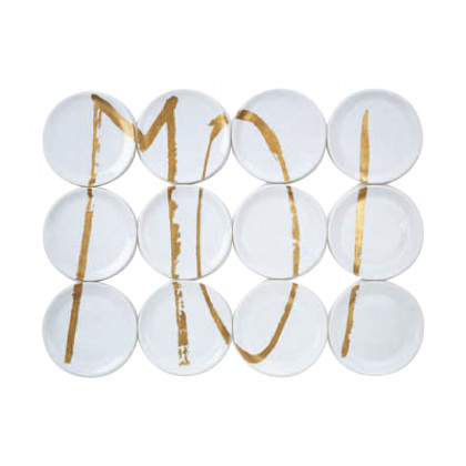 Driade The White Snow Moi I Serving Plate - Beige/Oro