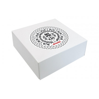 Driade The White Snow Once Upon A Plate Bowl Set - White/Black