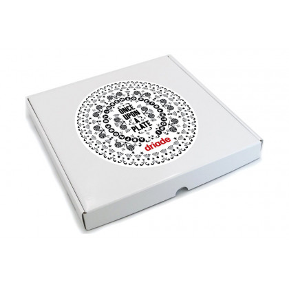 Driade The White Snow Once Upon A Plate Serving Plate - Bianco/Nero